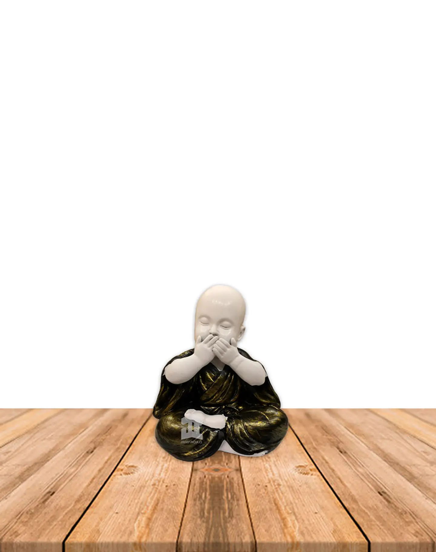 Figura Buda  Ciego, Sordo y Mudo, Poliresina 5