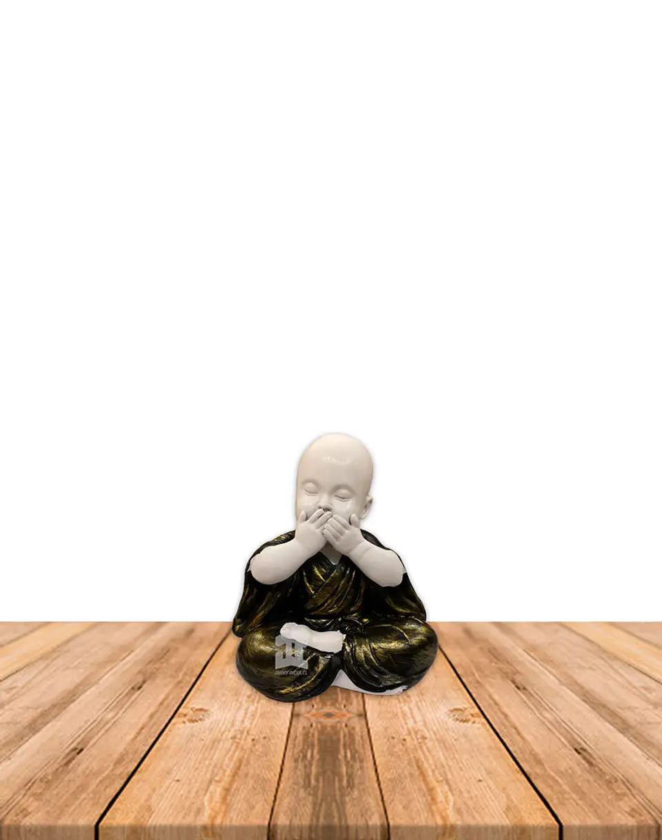 Figura Buda  Ciego, Sordo y Mudo, Poliresina 5