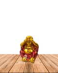 Figura Buda Sonriente Dorado  4" JI21-28