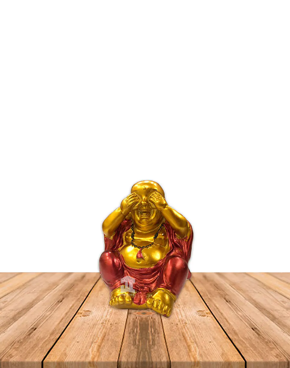 Figura Buda Sonriente Dorado  4