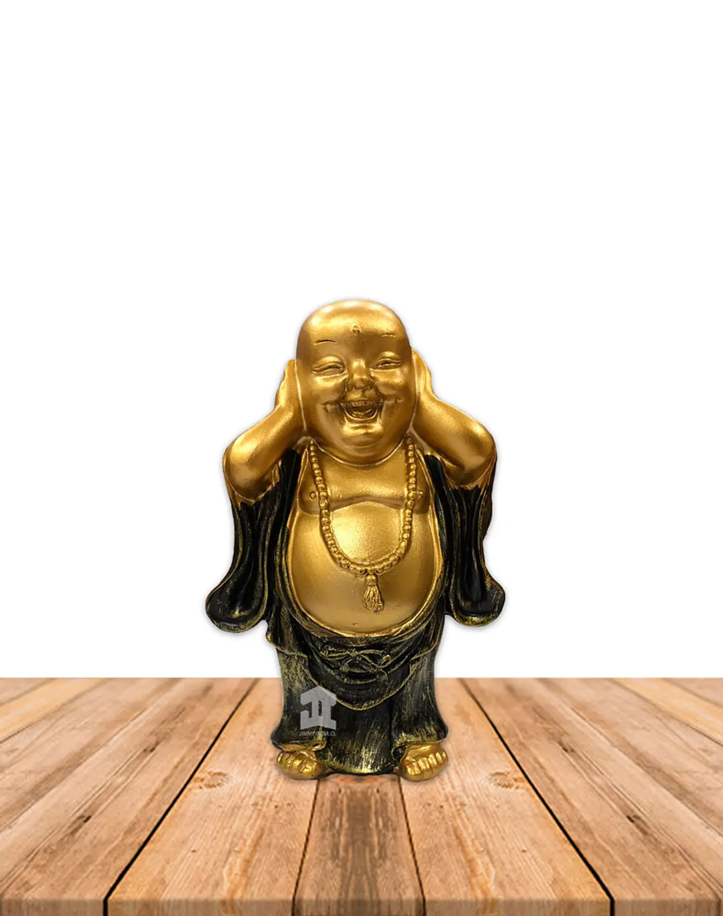Figura Buda  Ciego, Sordo y Mudo, Poliresina 5