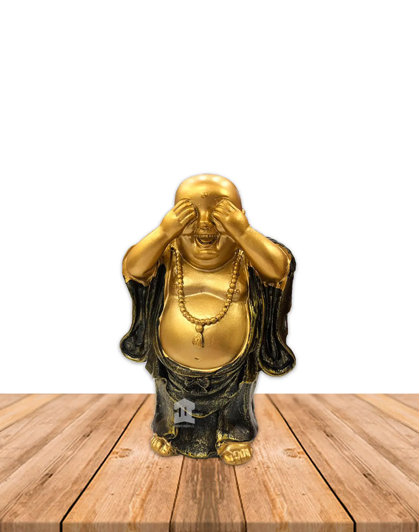 Figura Buda  Ciego, Sordo y Mudo, Poliresina 5