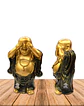 Figura Buda  Ciego, Sordo y Mudo, Poliresina 5