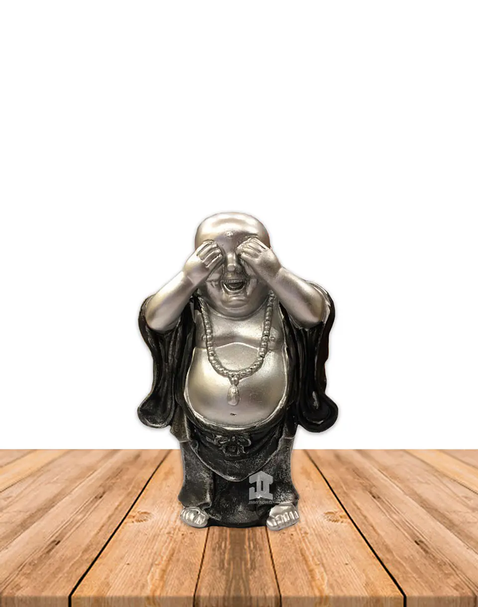 Figura Buda  Ciego, Sordo y Mudo, Poliresina 5