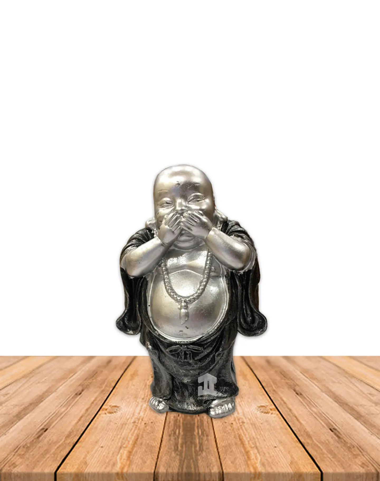Figura Buda  Ciego, Sordo y Mudo, Poliresina 5