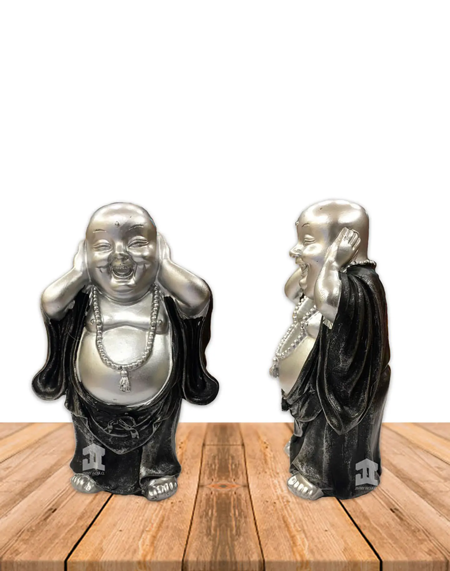 Figura Buda  Ciego, Sordo y Mudo, Poliresina 5
