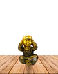 Set de Figura Buda Joven Ciego, Sordo y Mudo, Poliresina 5