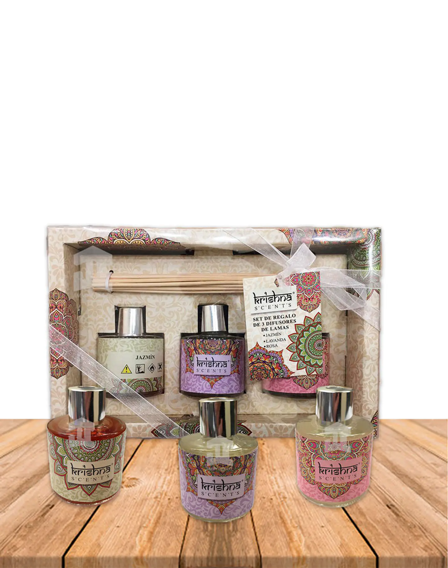 Reed Difusor Krishna Set Regalo Aroma Surtido 50ml 2