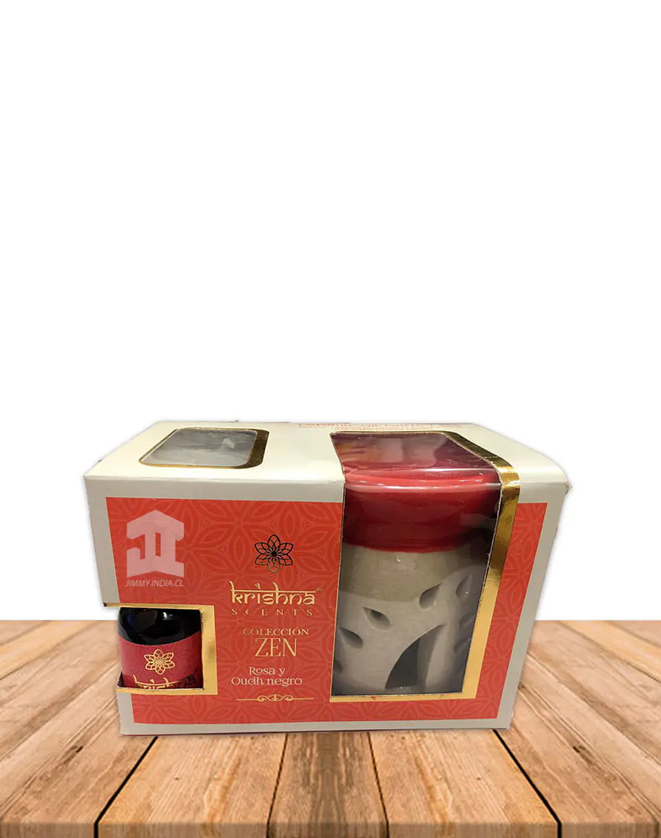 Set Difusor Coleccion Zen Rosa y Oudh Negro 1