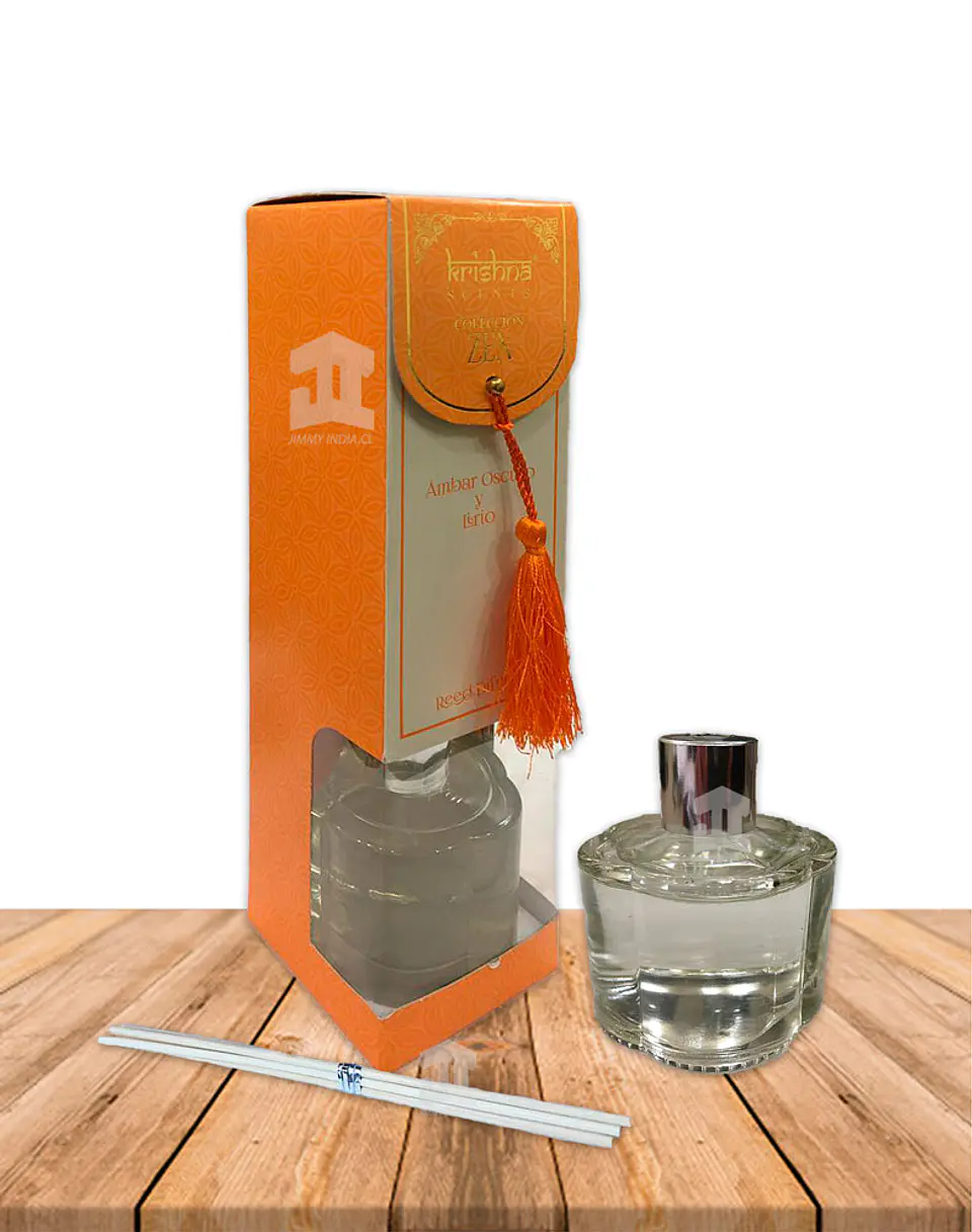 Reed Difusor Krishna Coleccion Zen Ambar Oscuro y Lirio 1