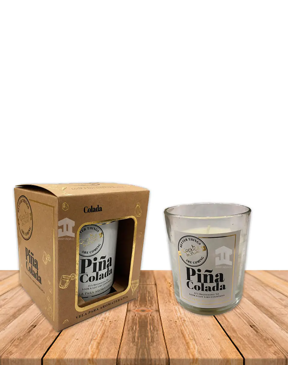 Vela Aromaticas Vidrio Piña Colada CK-57 1