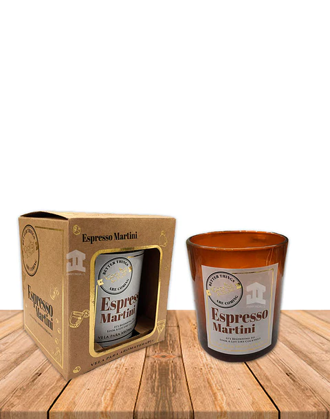 Vela Aromaticas Vidrio Espresso Martini CK-57