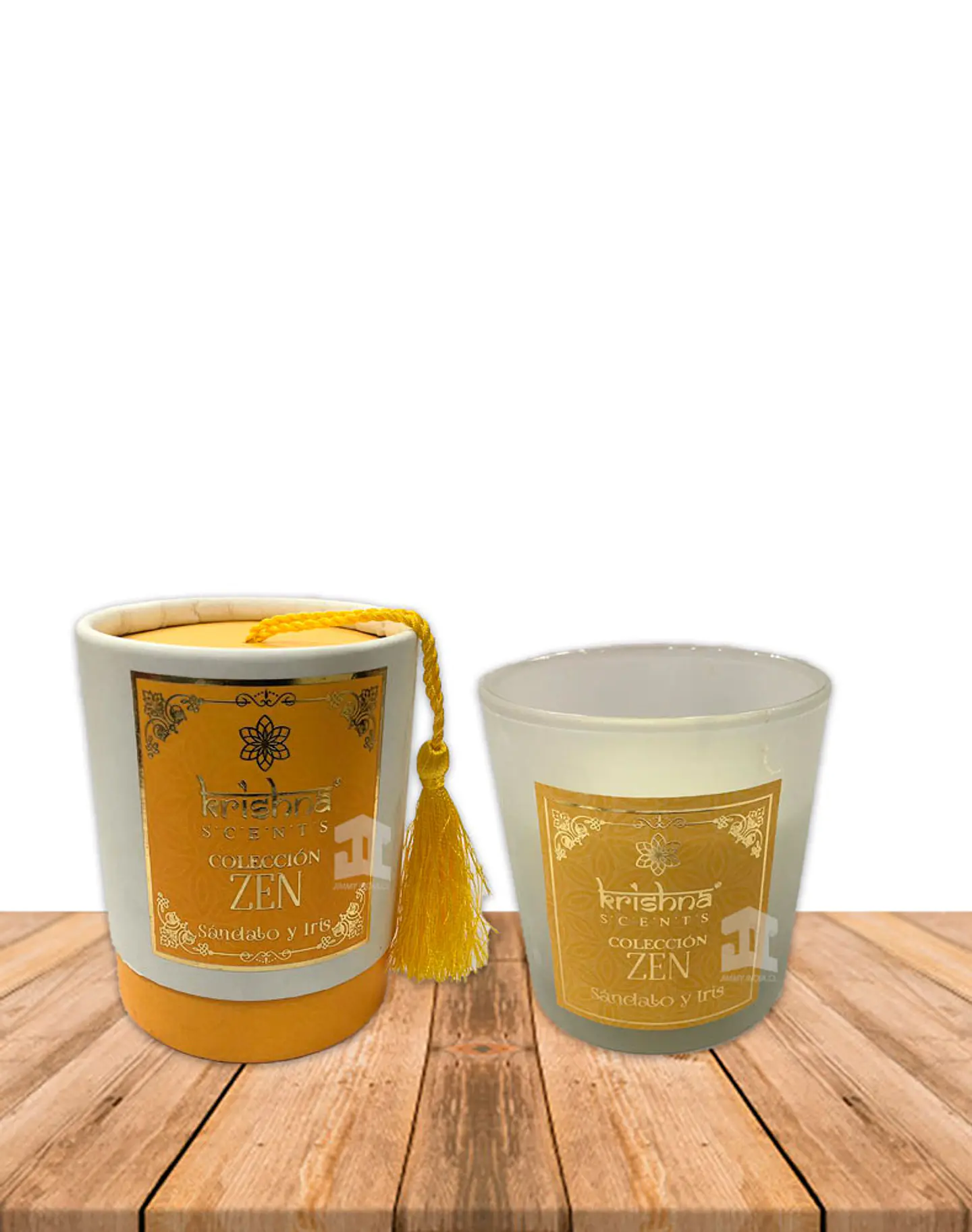 Vela Aromaticas Krishna Sandalo y Iris  Zen-109 1
