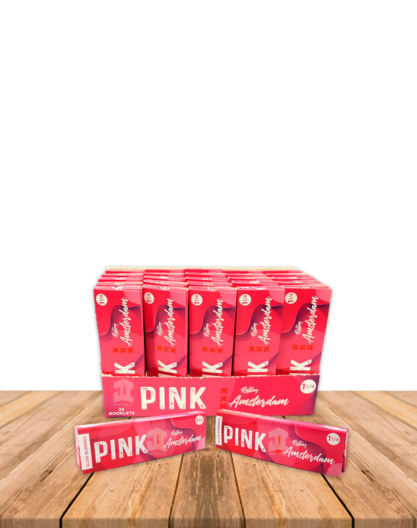 Papel Amsterdam  PINK 1 1/4 ( EXTRA FINO )  1