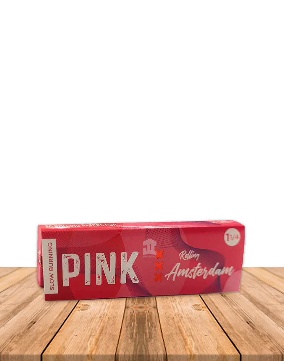 Papel Amsterdam  PINK 1 1/4 ( EXTRA FINO )  3