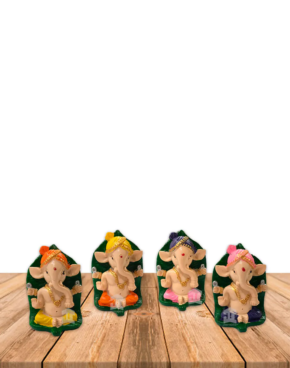 Set Figura Ganesh  Poliresina 2,9