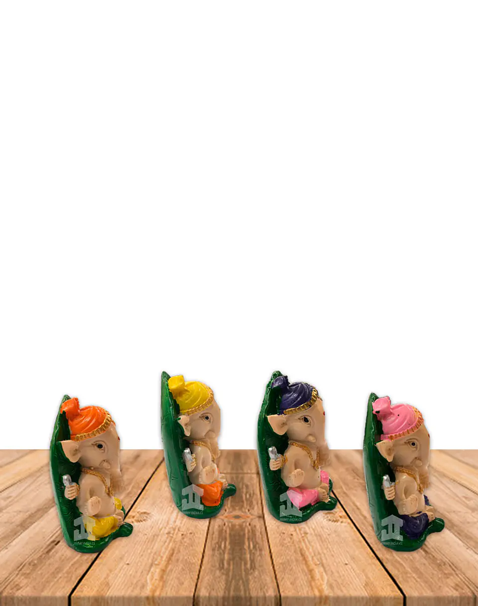 Set Figura Ganesh  Poliresina 2,9