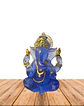 Dios Ganesh  Pequeño Azul Transparente 5