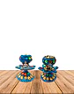 Porta Incienso de Metal Flor VDQ20-30 - Miniatura 2