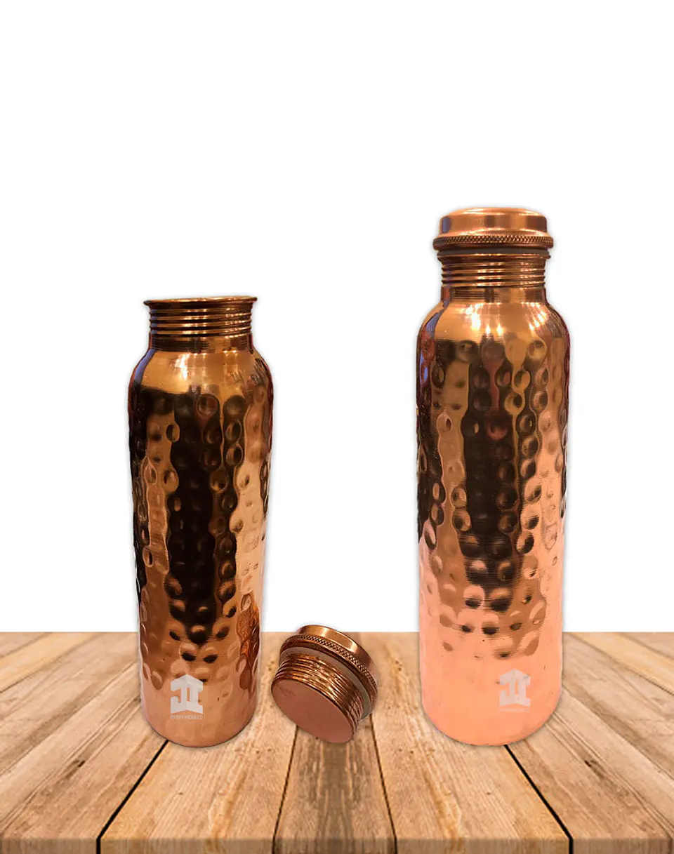 Botella de Cobre Natural /LE21-01 2