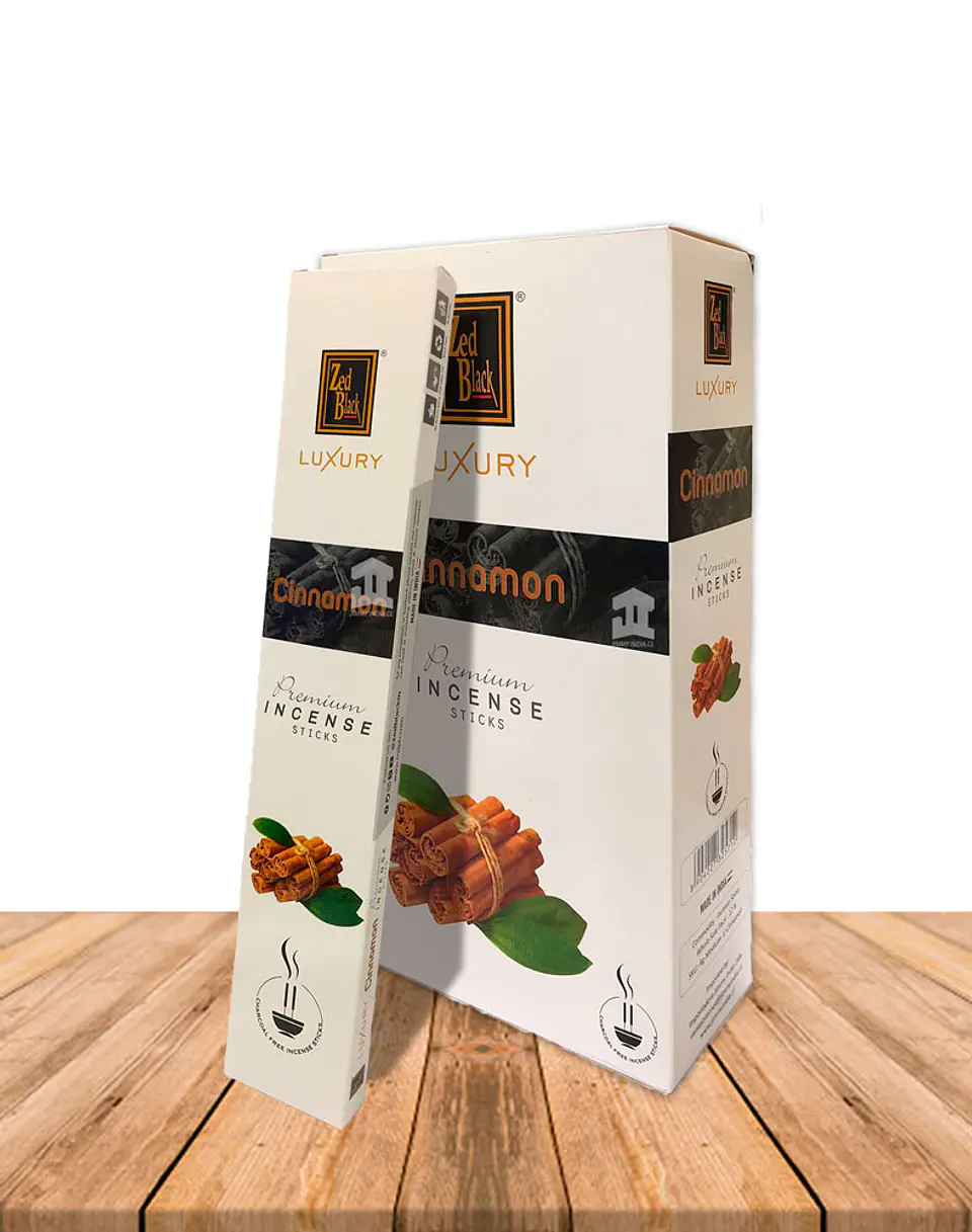 Incienso Zed Black Luxury Canela 2