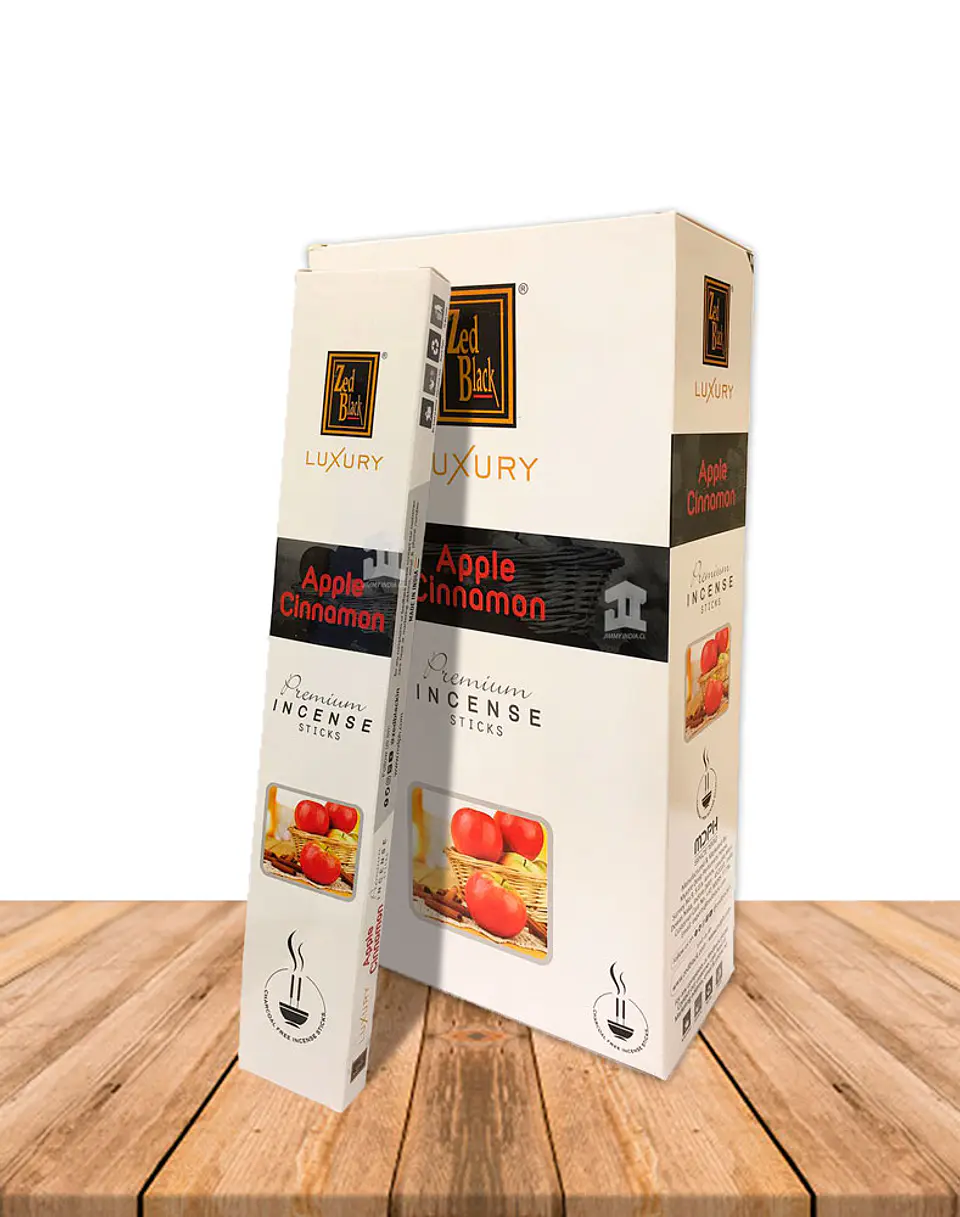 Incienso Zed Black Luxury Manzana Canela  2