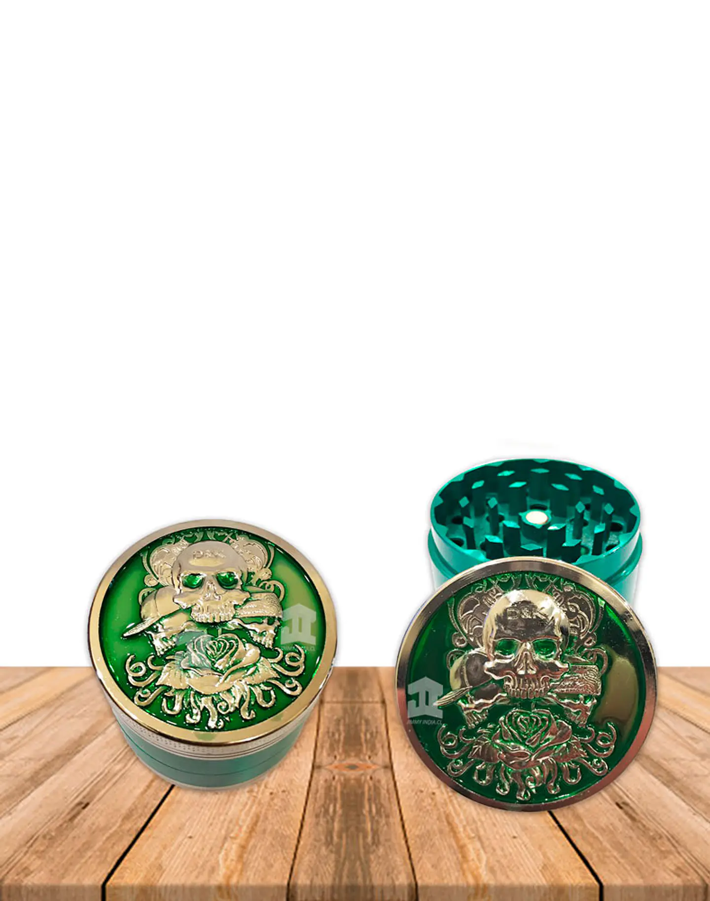 Moledor  Metalico Calavera Colores DK5081Q-4 1