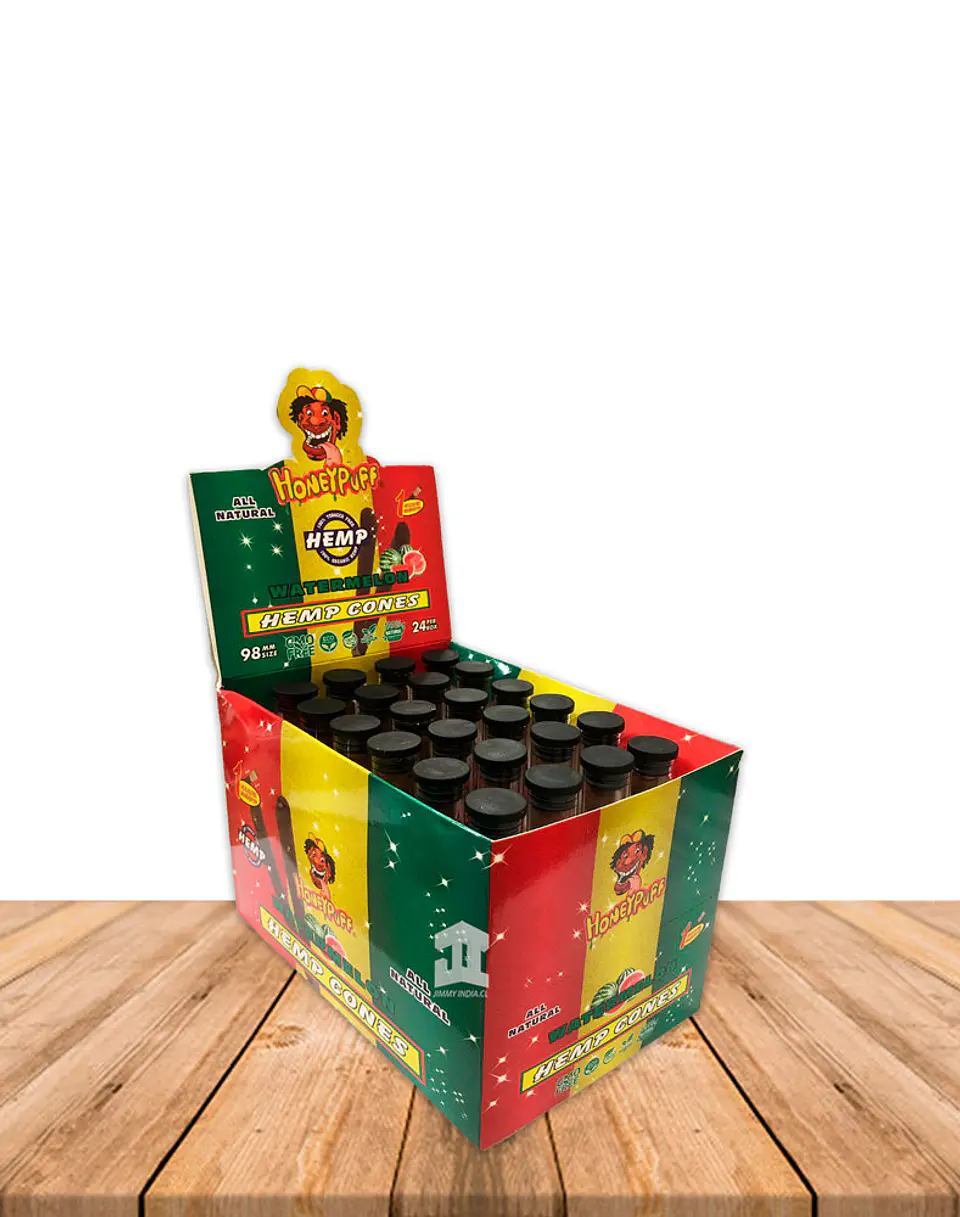 Honey Puff Hemp Cone Watermelon  C/ Punta de Madera 1