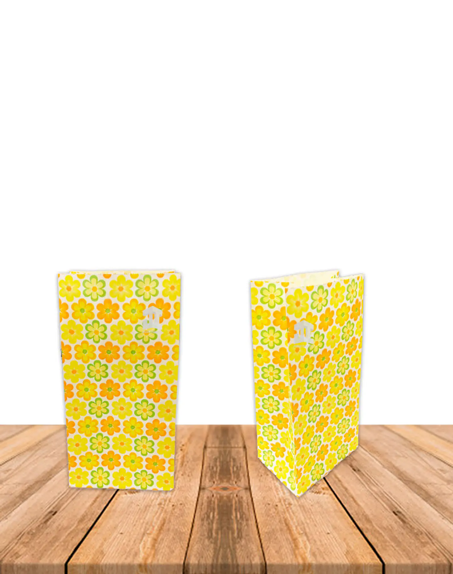 Bolsa Papel  Flores (Cambucho) 18X9  JI-015-89 2