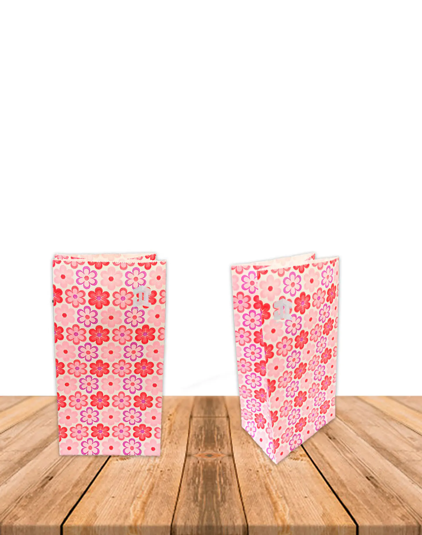 Bolsa Papel  Flores (Cambucho) 18X9  JI-015-89 3