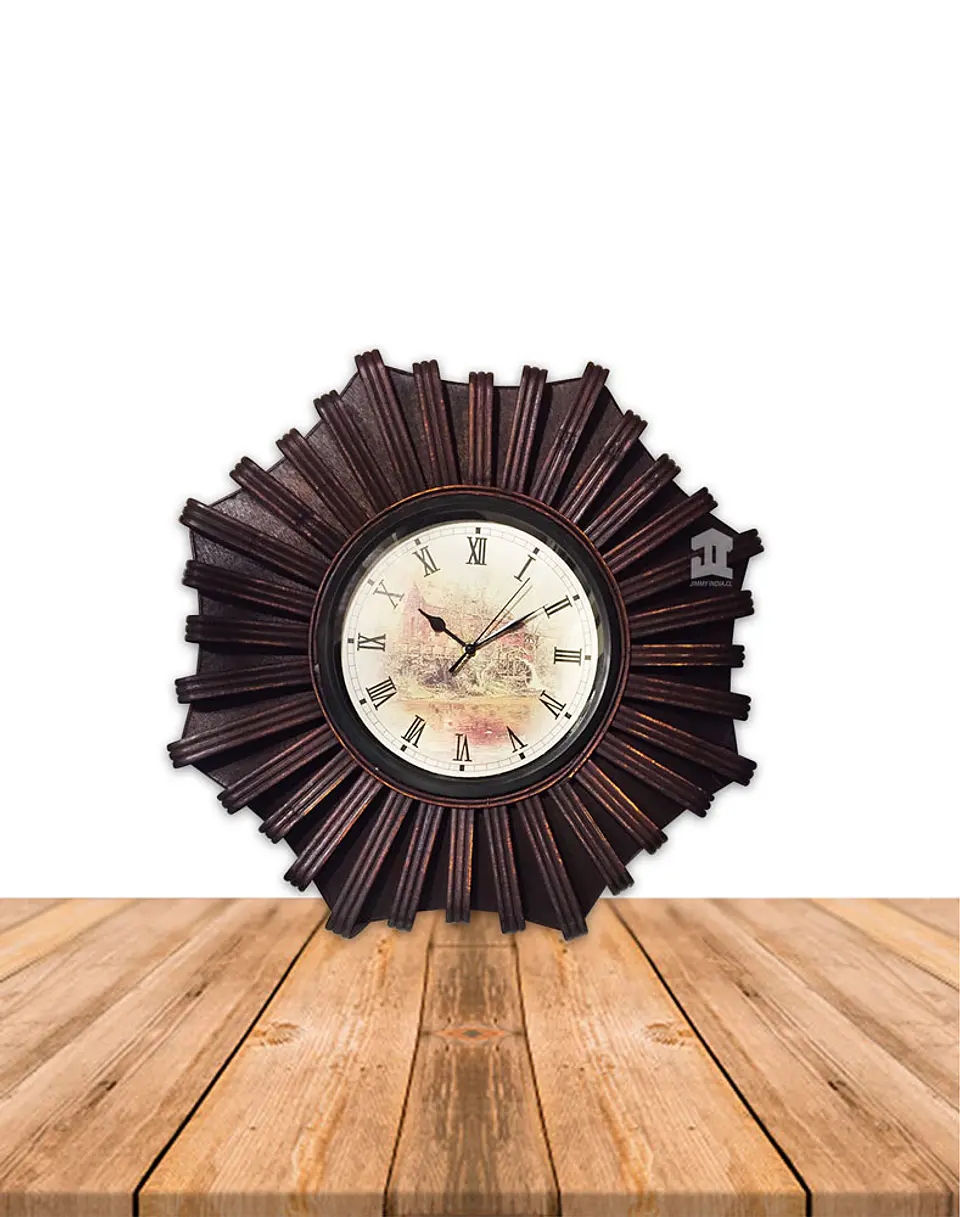 Reloj Mural De Madera JI15-084B 1