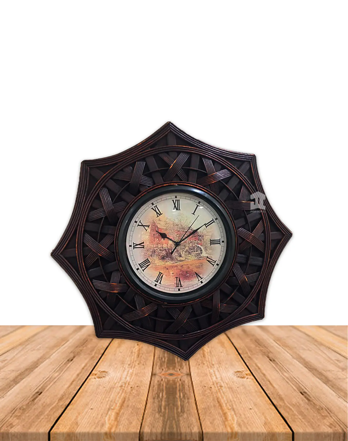 Reloj Mural De Madera JI15-084A 1