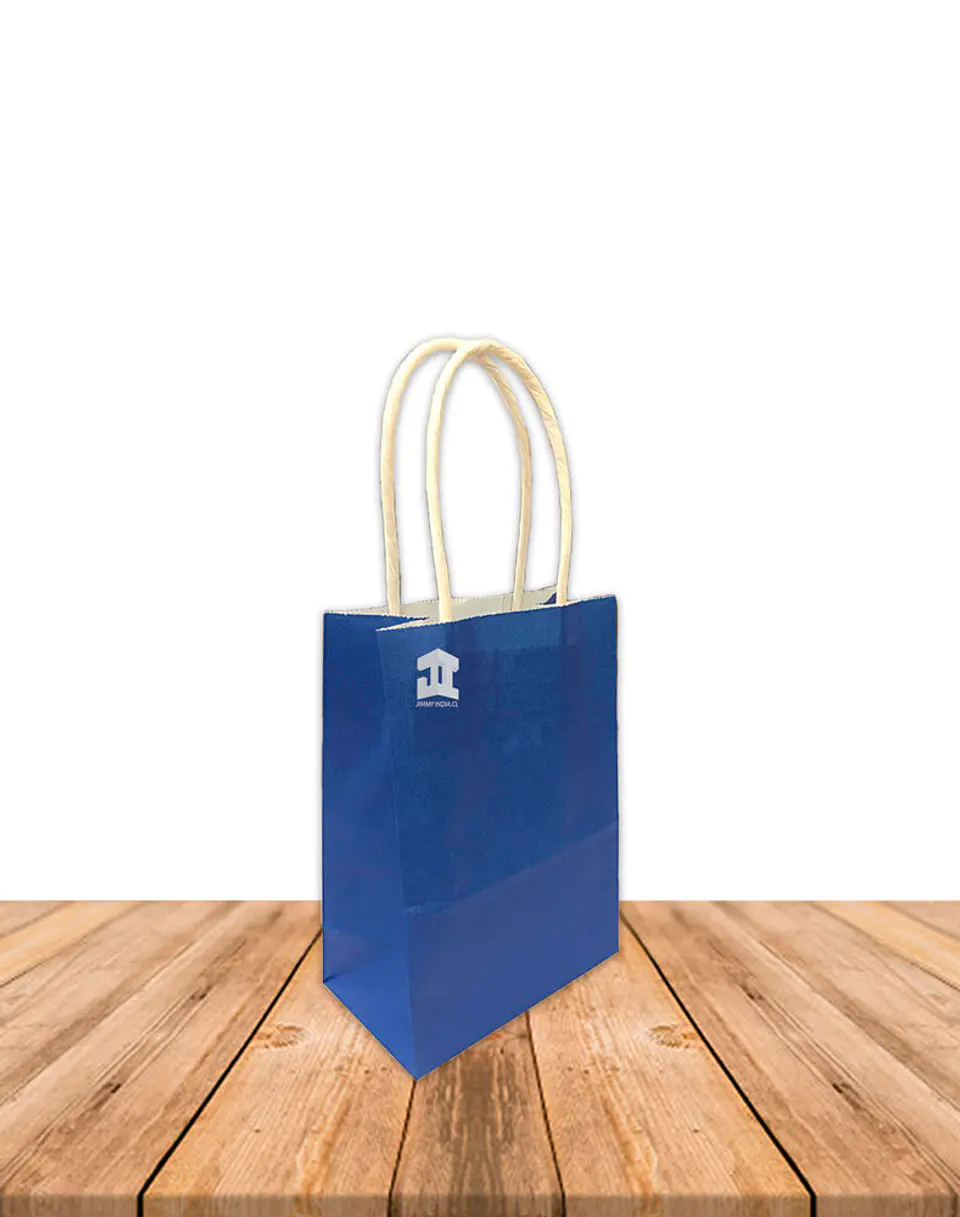Bolsa Papel Color Con Manilla 15X9 JI16-08F 4