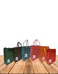 Bolsa De Papel Kraft de colores 20cm x 15cm Precio x Docena - Miniatura 1
