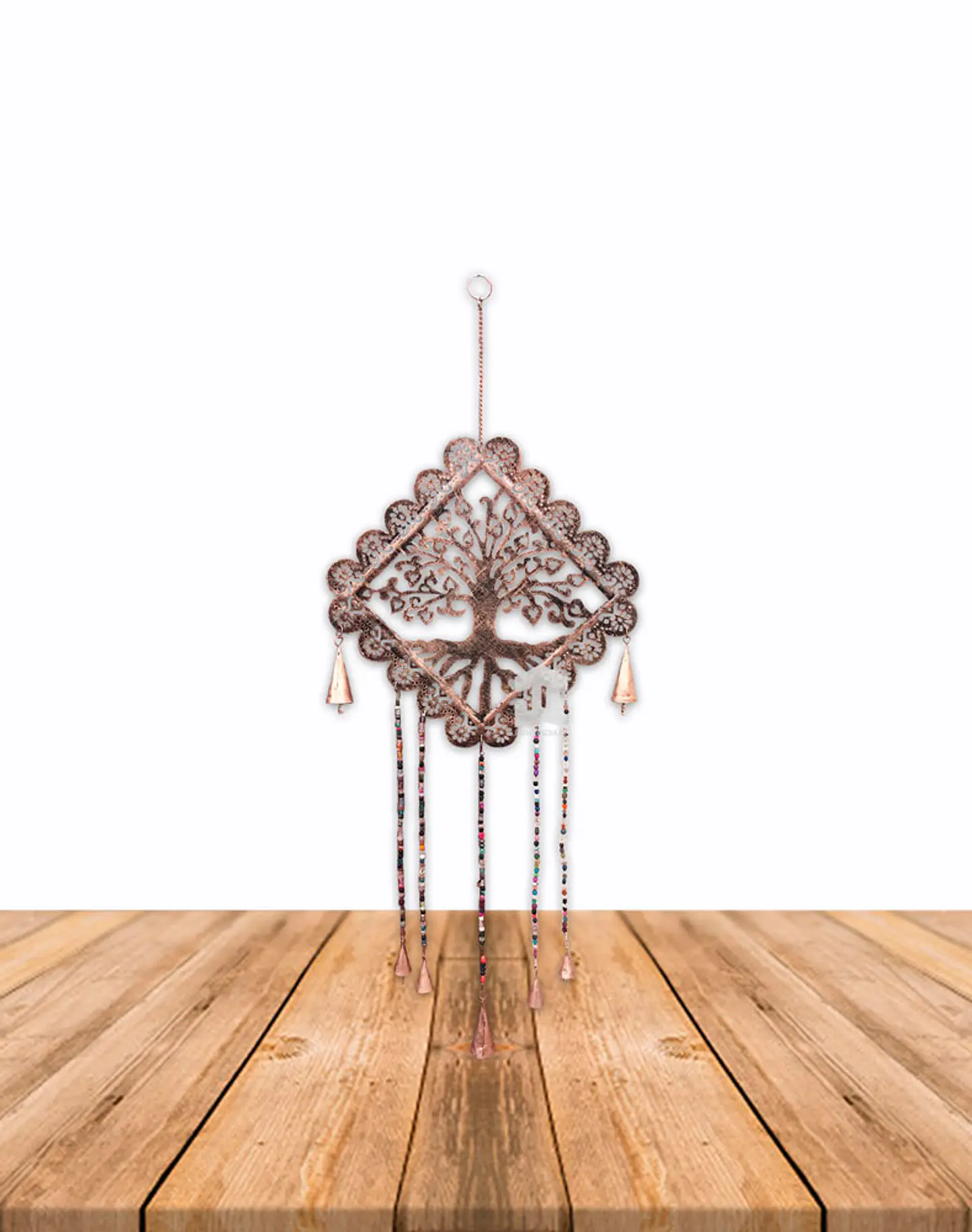 Campana De Viento Árbol Rombo 8