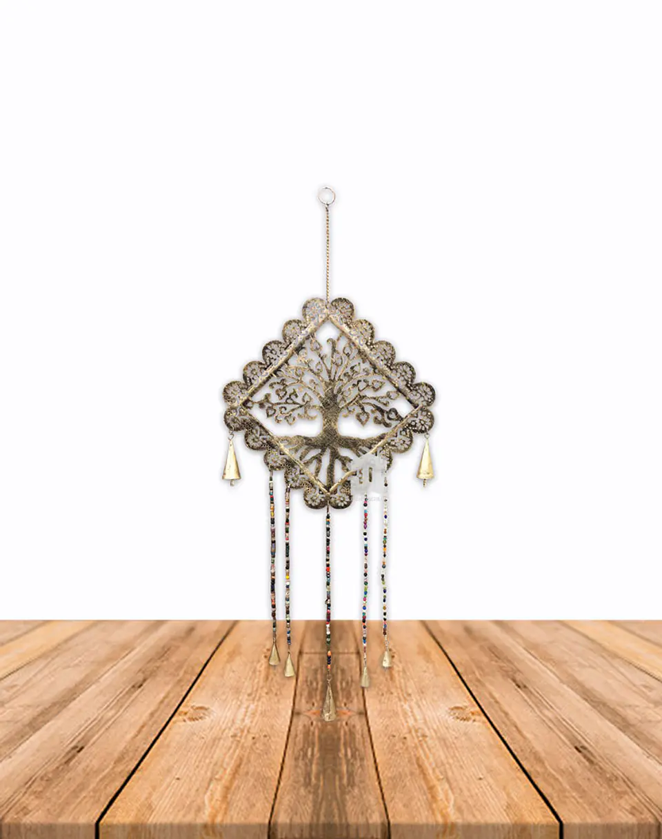 Campana De Viento Árbol Rombo 8