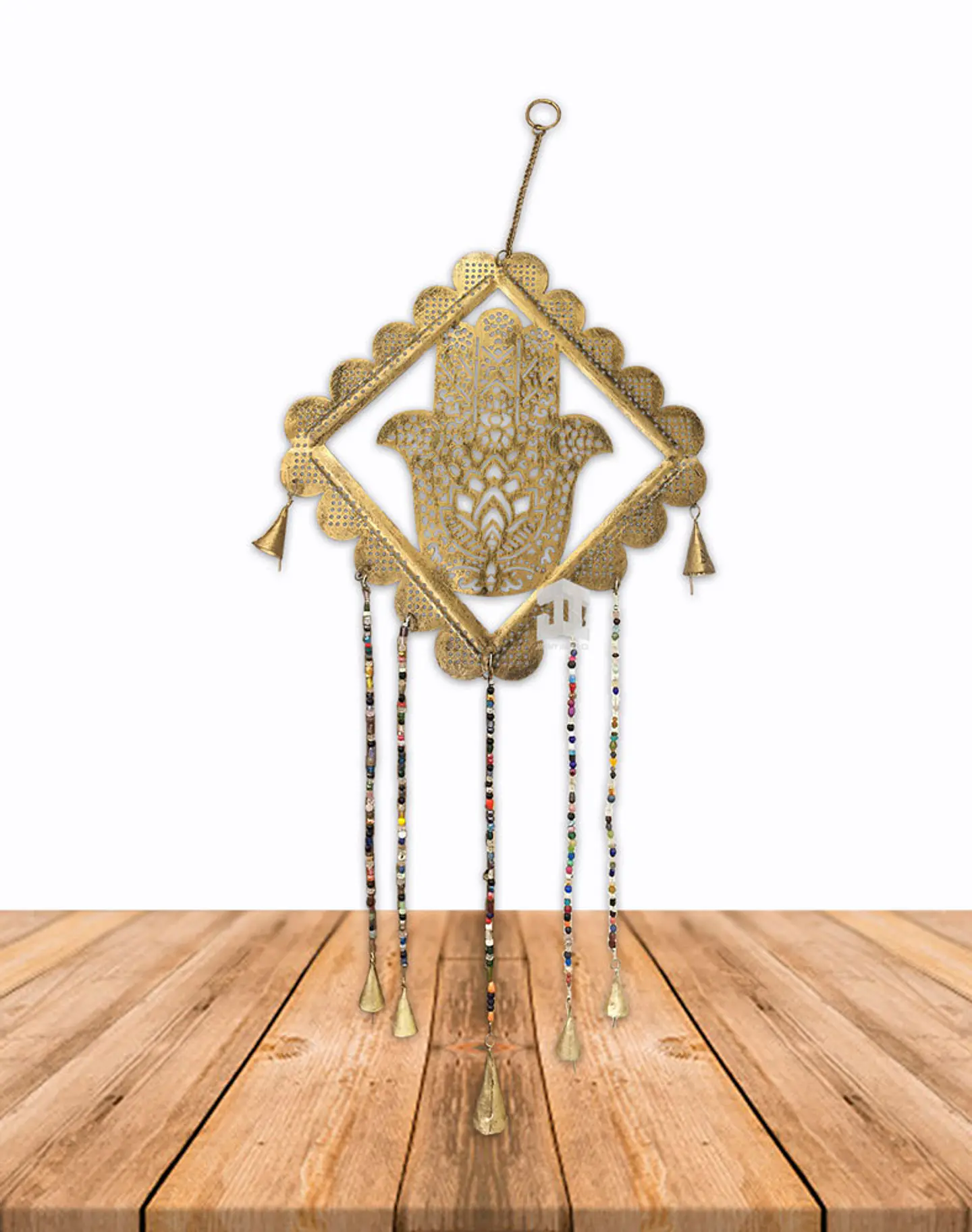 Campana De Viento Mano de Fatima Rombo 12
