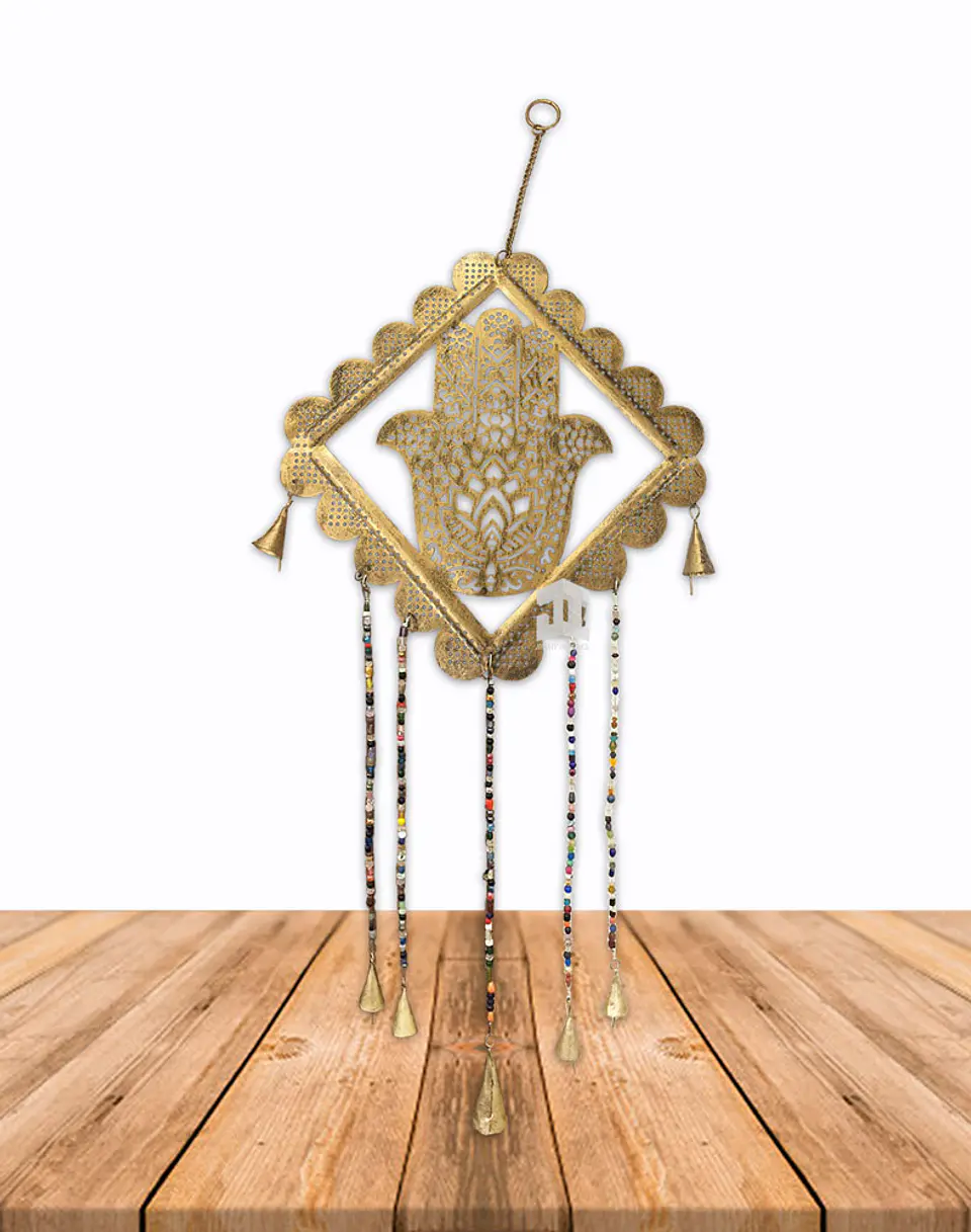 Campana De Viento Mano de Fatima Rombo 12