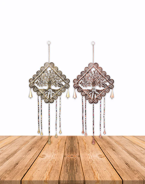Campana De Viento Árbol Rombo 10"  VDQ20-085