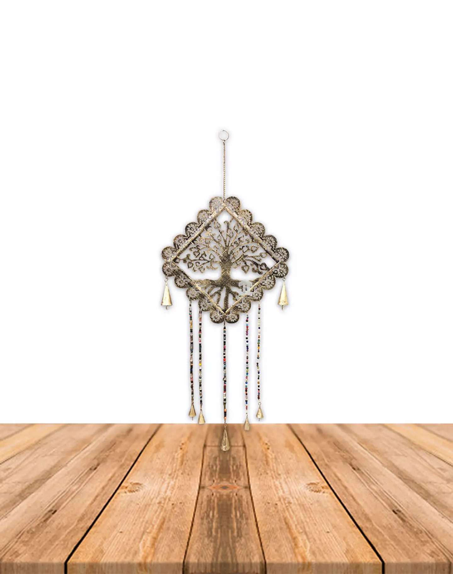 Campana De Viento Árbol Rombo 10