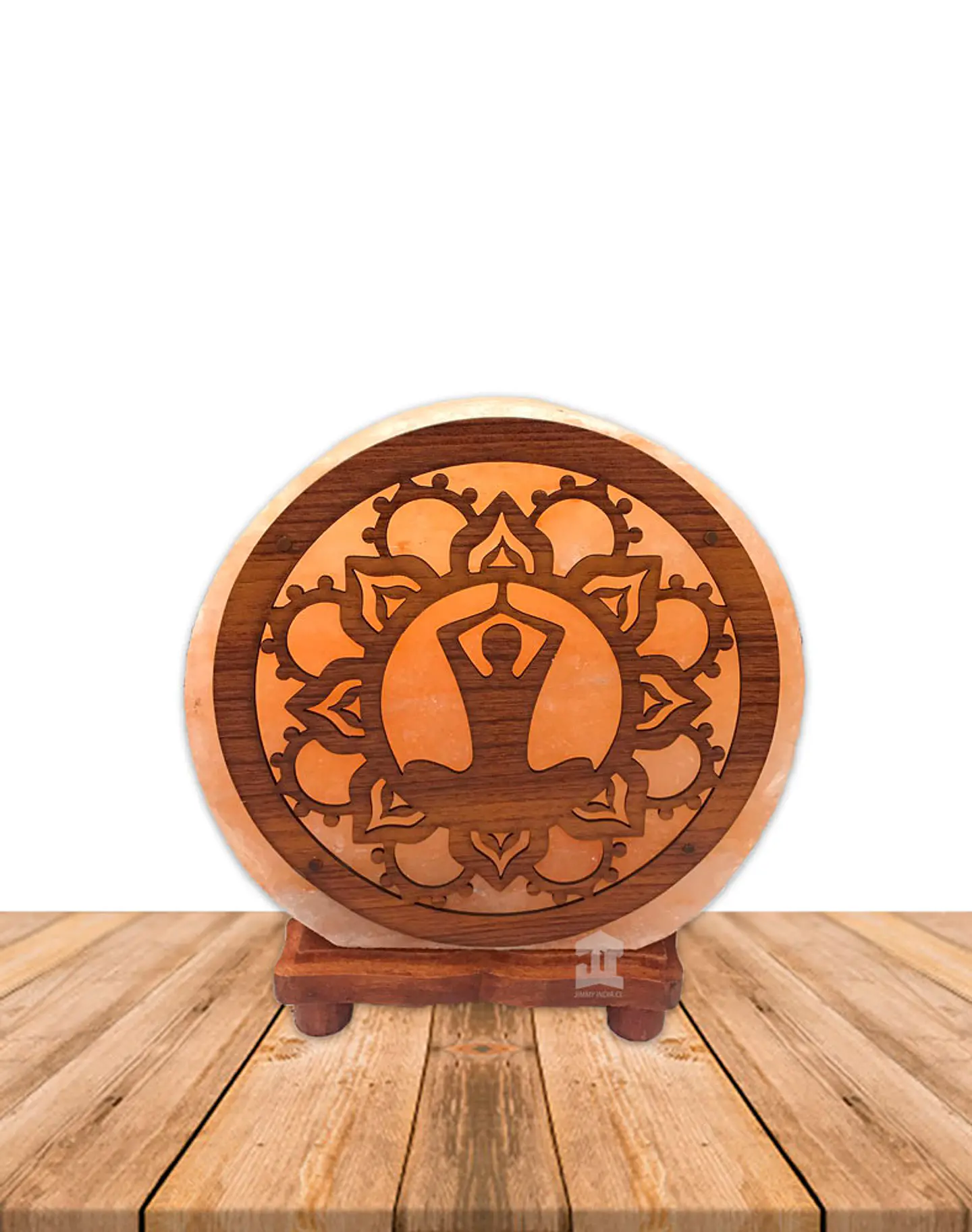 Lampara de Sal Diseño 4 Yoga 8,5