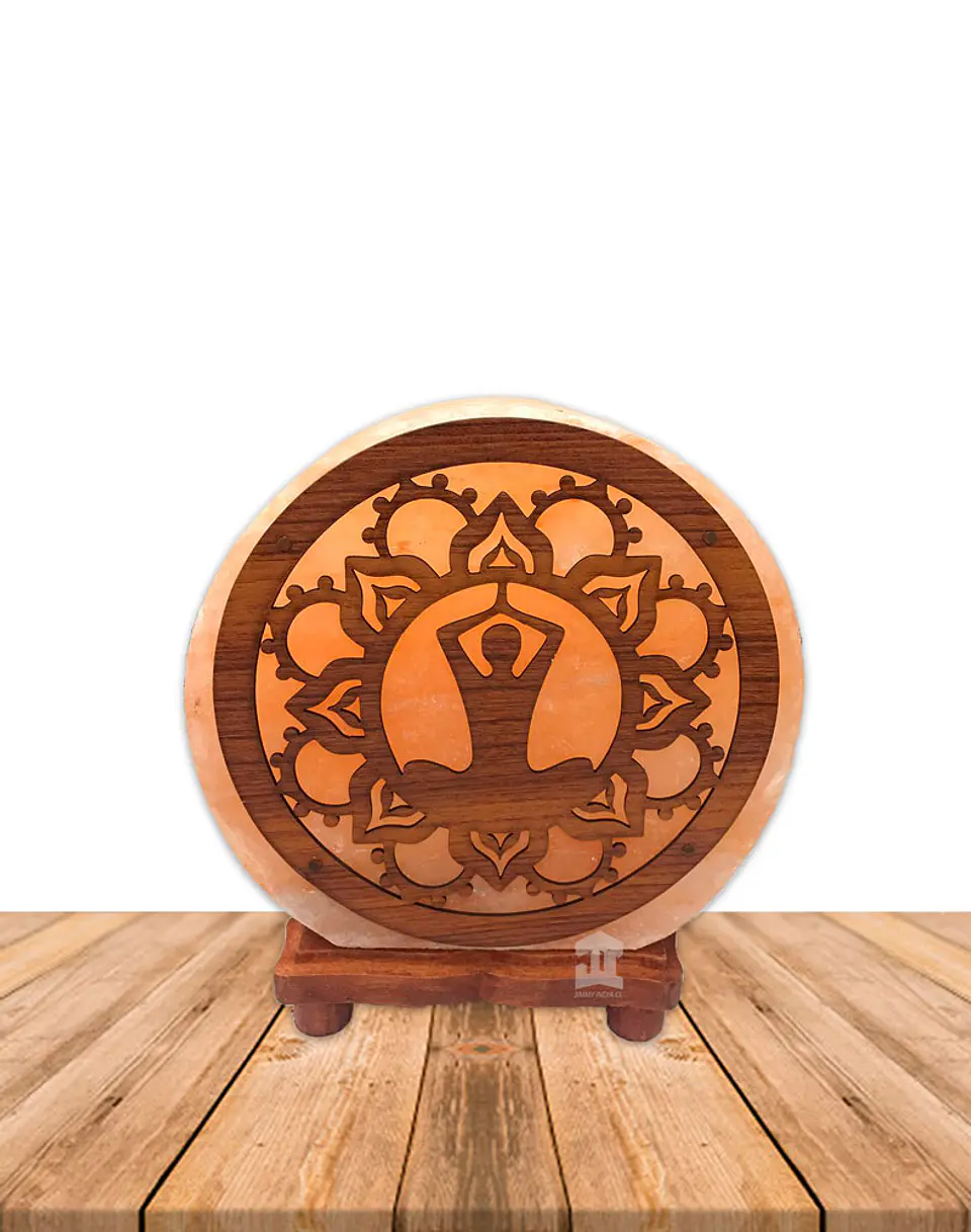 Lampara de Sal Diseño 4 Yoga 8,5