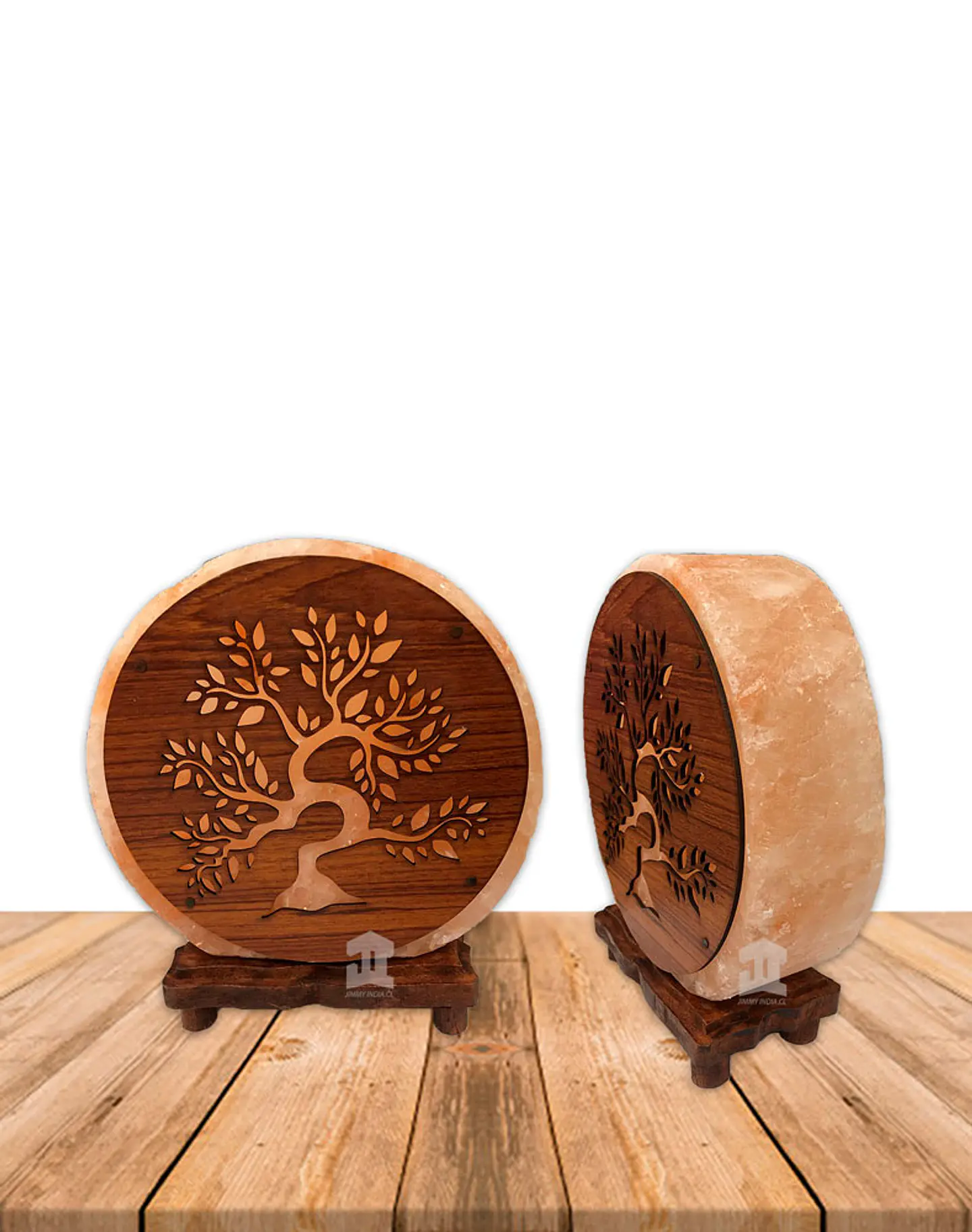 Lampara de Sal Diseño 9 Árbol de la Vida 8,5
