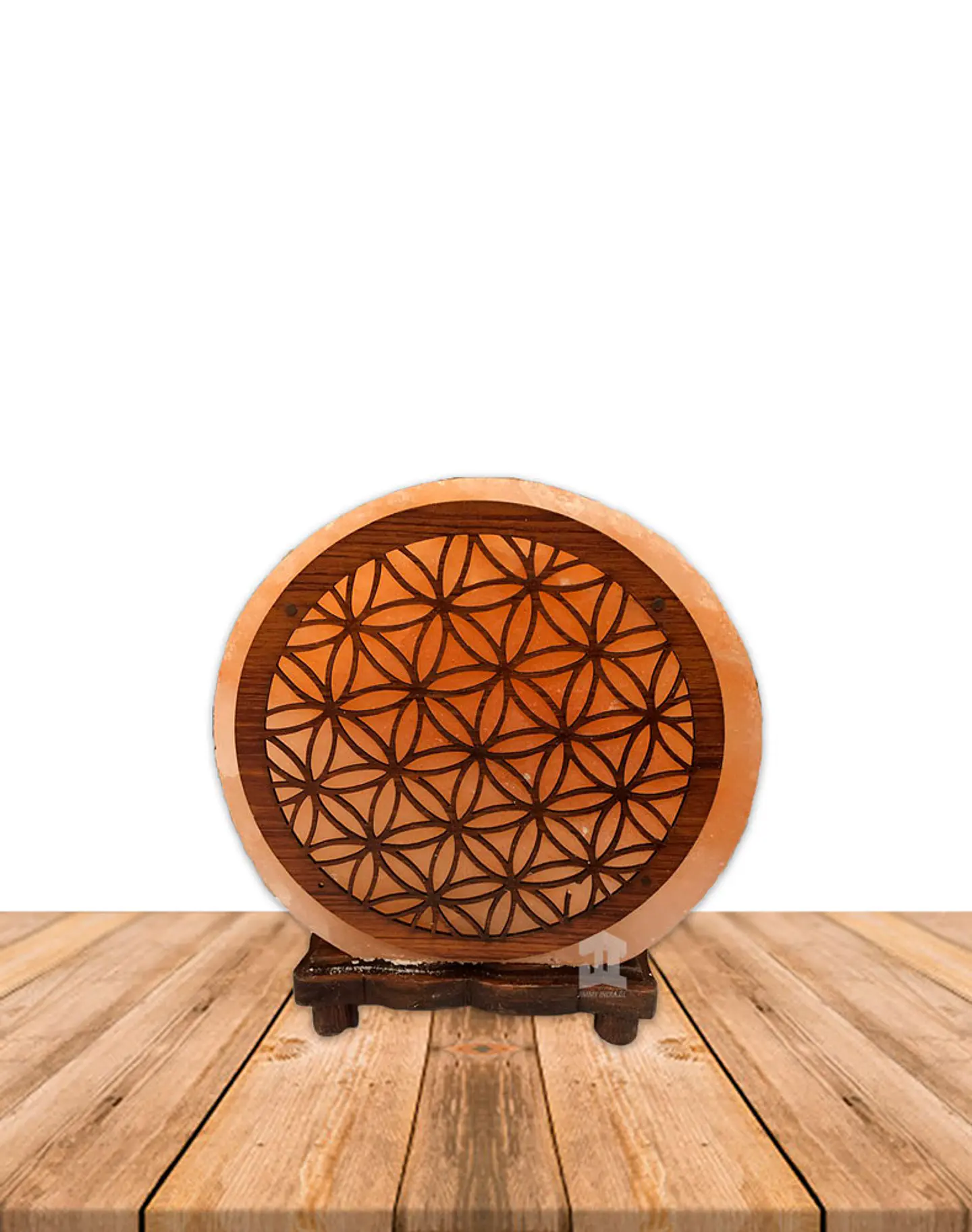Lampara de Sal Diseño 8 Mandala 8,5