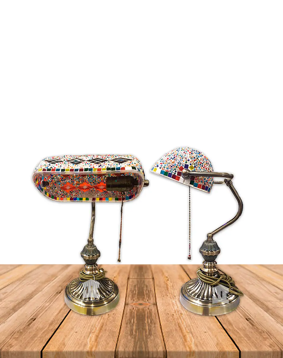 Lámpara de Mesa Turca de Mosaico 16