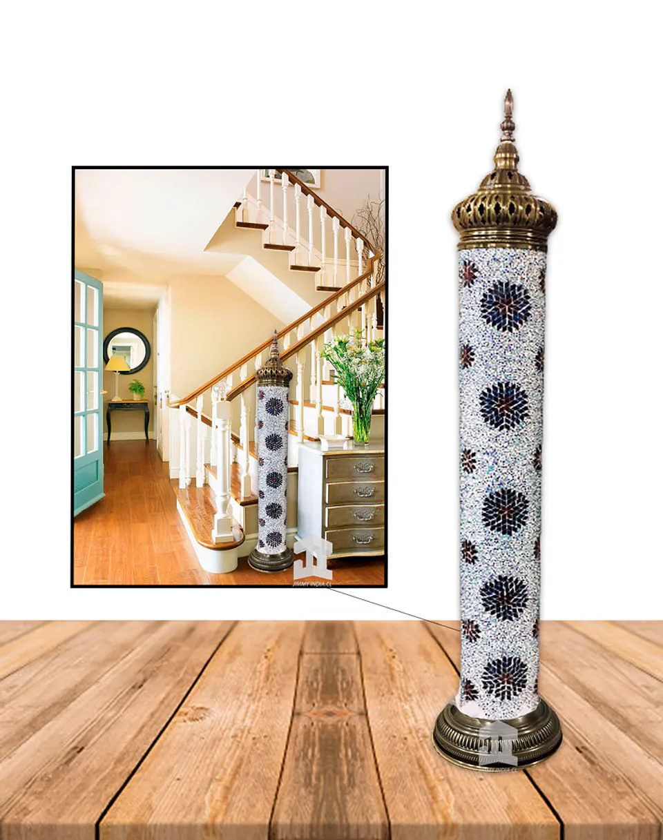Lámpara de Piso  Turca de Mosaico 45