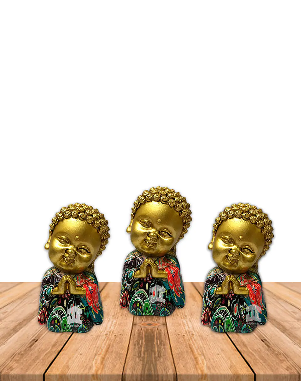 Set Figura Buda  Rezando  3,5
