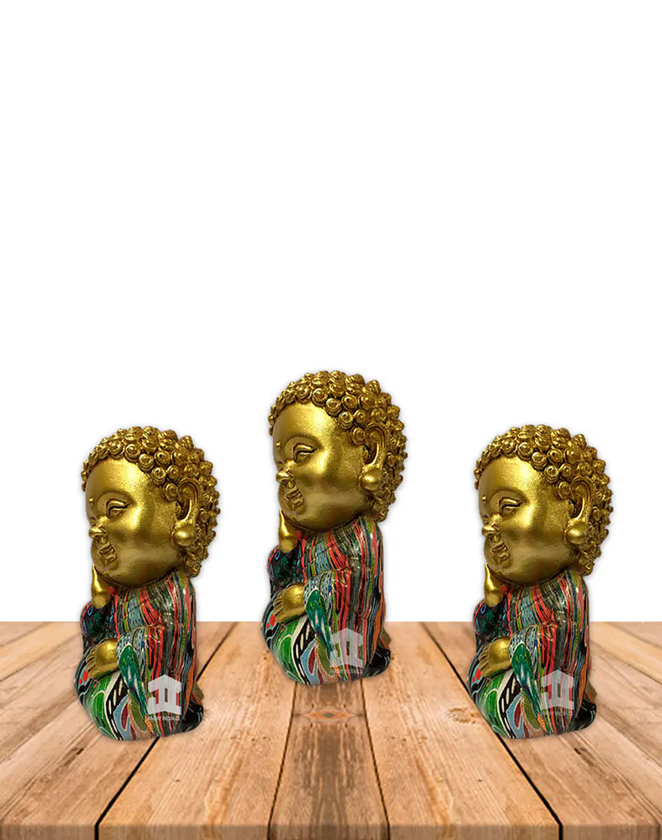 Set Figura Buda  Pensando  3,5