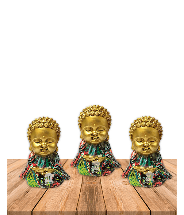 Set Figura Buda  Meditando   3,5" JI21-167