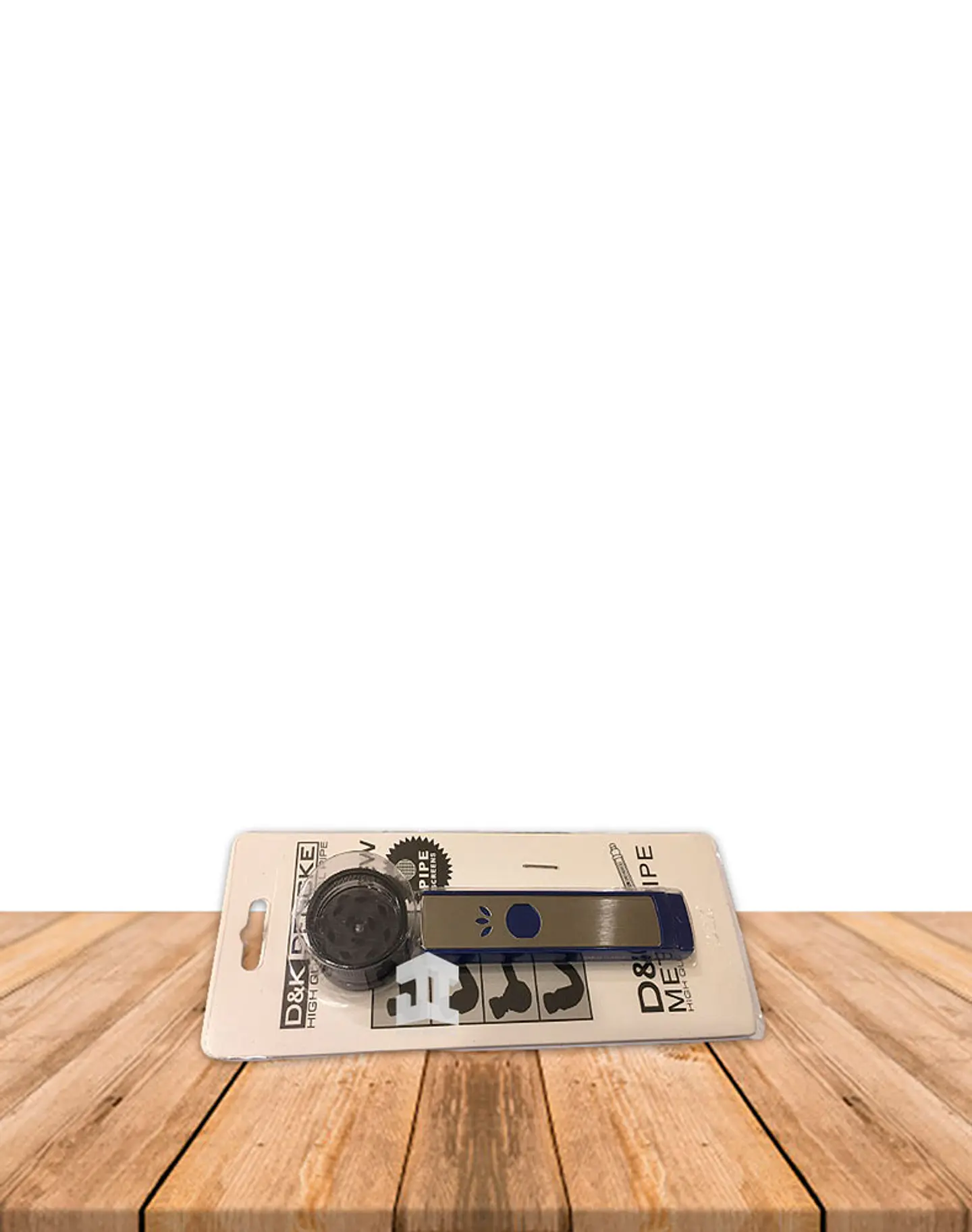 Set Pipa Metalica Plana + Moledor   1